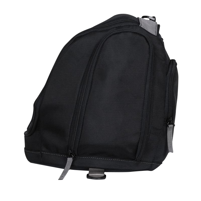 Garmin gear bag in black nylon with multiple zippered compartments