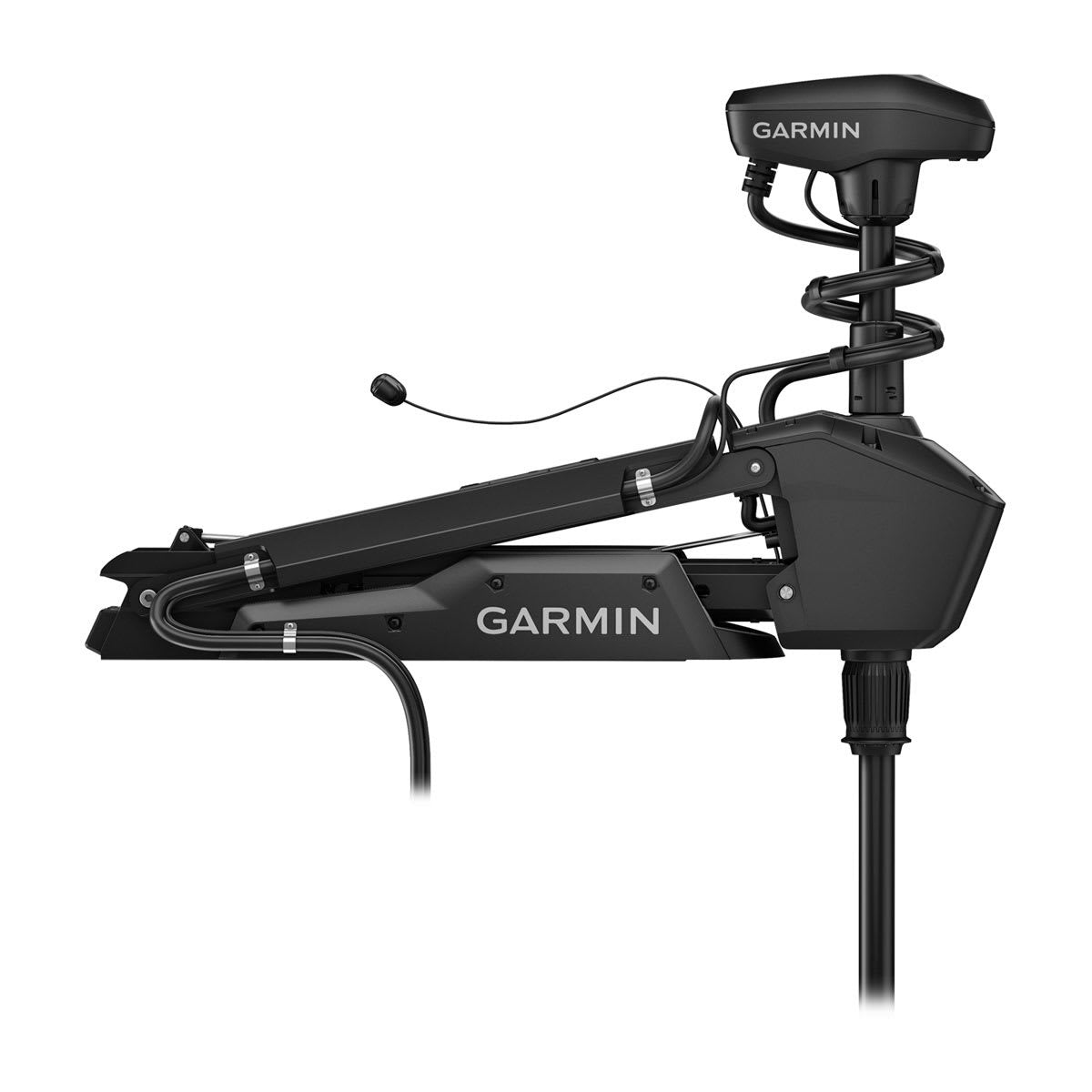 Garmin Force Pro 57-inch trolling motor in black with built-in GT56UHD-TR transducer