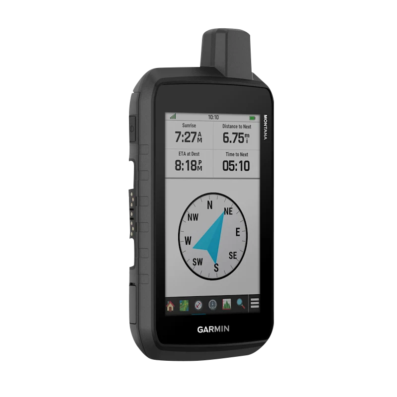 Garmin Montana 710 rugged outdoor GPS touchscreen navigator, black