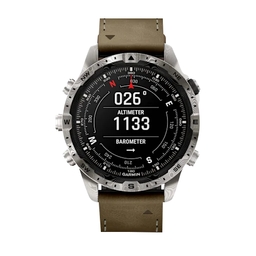 Garmin MARQ Adventurer (Gen 2), Damascus Steel Edition Modern Tool Watch (010-03393-30) by Garmin