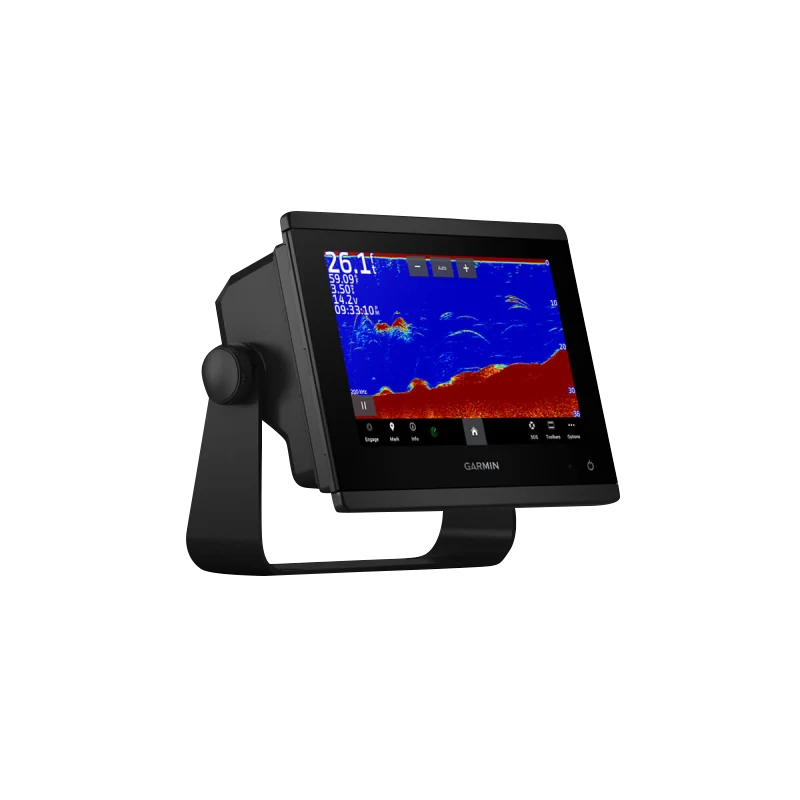 Garmin GPSMAP 743xsv marine chartplotter with SideVü, ClearVü and CHIRP sonar plus mapping — black unit