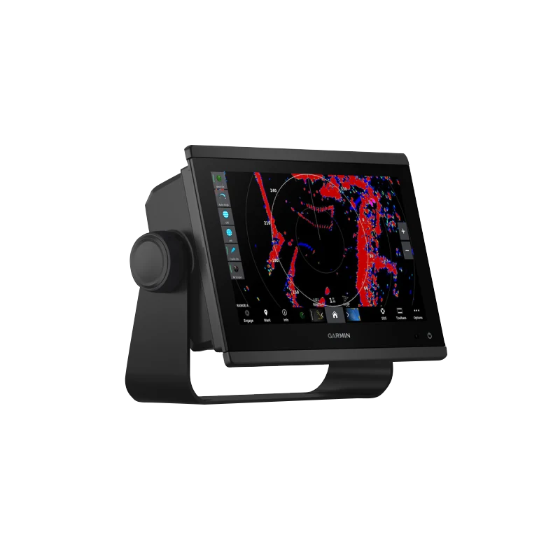 Garmin GPSMAP 923xsv marine chartplotter with GMR 18 HD3 radar, black display