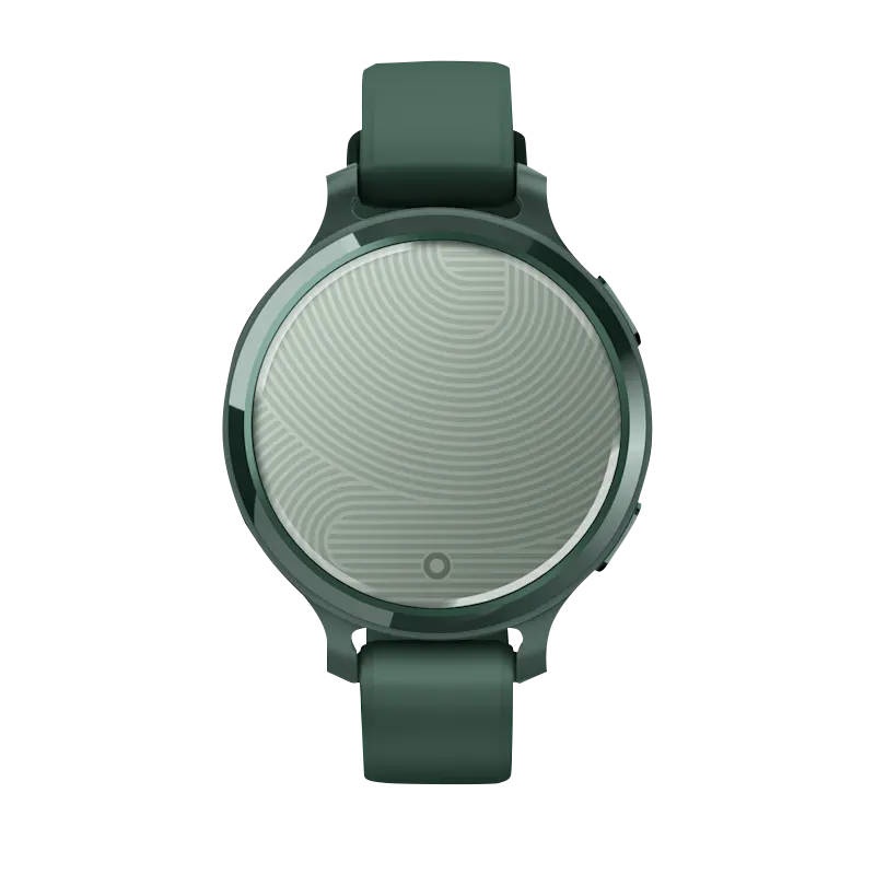 Garmin Lily 2 Active Jasper Green smartwatch with Jasper Green silicone band