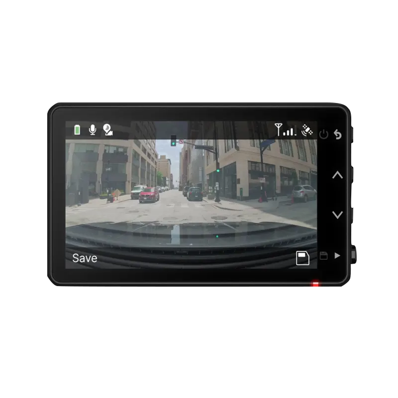 Garmin Dash Cam Live 1440p LTE dash cam with 140-degree FOV and built-in screen for in-car recording