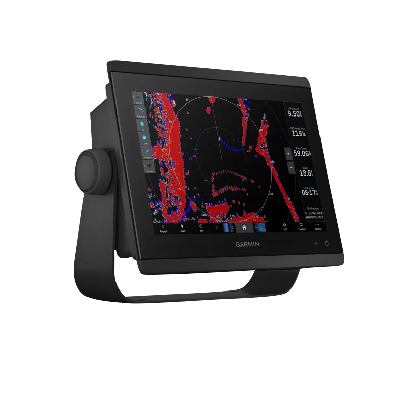 Garmin GPSMAP 8610 marine chartplotter with mapping, black unit