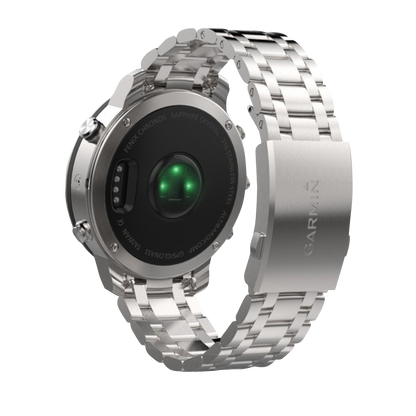 Garmin Fenix Chronos w/ Stainless Steel Band (010-01957-02) by Garmin