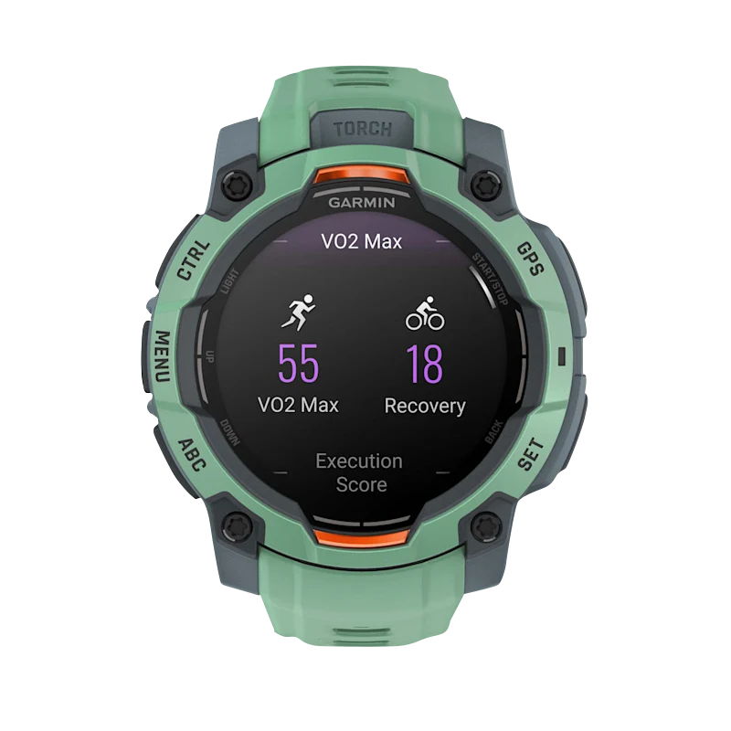 Garmin Instinct 3 AMOLED smartwatch, 45mm Neo Tropic with Neo Tropic Band