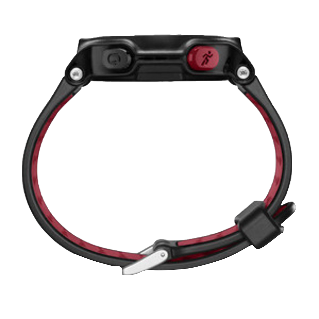 Garmin Forerunner 235 Marsala GPS smartwatch for runners with red-trim band