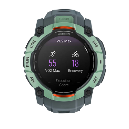 Garmin Instinct 3 AMOLED, (50mm) Neo Tropic with Twilight Band (010-03020-01) by Garmin