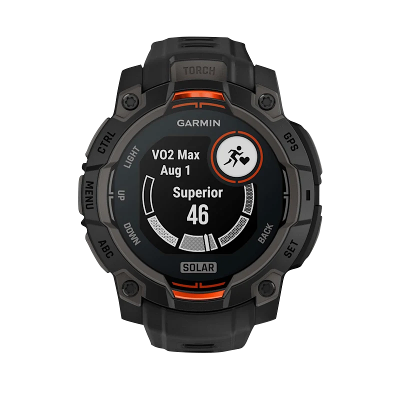 Garmin Instinct 3 Solar, (45mm) Black with Black Band (010-02934-00) by Garmin