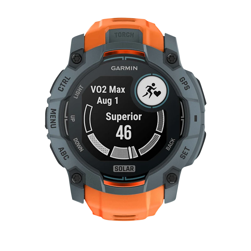 Garmin Instinct 3 Solar, (50mm) Twilight with Solstice Band (010-02935-01) by Garmin