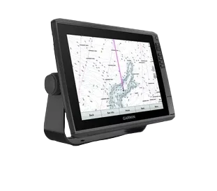 Garmin ECHOMAP Ultra 122sv marine chartplotter with transducer, black display, model 010-02113-01