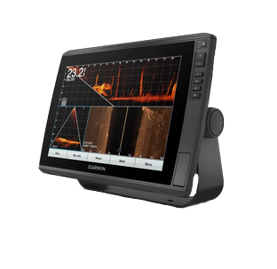 Garmin ECHOMAP Ultra 126sv marine chartplotter with transducer, black