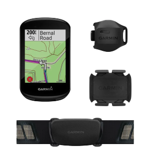 Garmin Edge 830 bike computer bundle with two sensors and mounting accessories