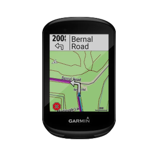 Garmin Edge 830 bicycle computer, black with color map display and GPS-enabled touchscreen navigation