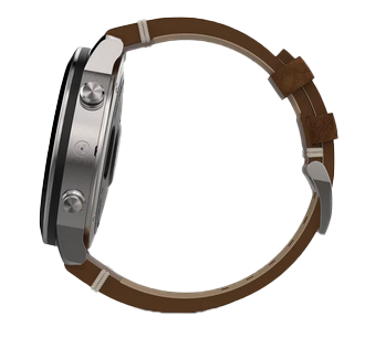 Garmin Fenix Chronos w/ Leather Band, GPS Smartwatch (Garmin Certified Refurbished) by Garmin