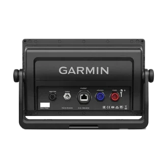 Garmin GPSMAP 922xs marine chartplotter in black with Garmin branding