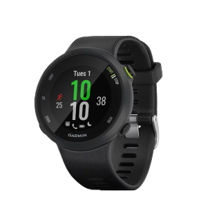 Garmin Forerunner 45 smartwatch - black band, round display