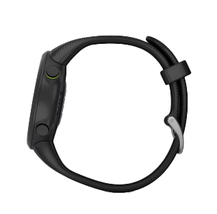 Garmin Forerunner 45 smartwatch in black with side button