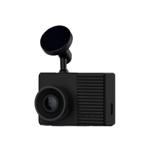 Garmin Dash Cam 56 vehicle GPS dash camera in black with suction mount