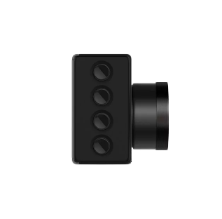 Garmin Dash Cam 56 black dash camera with compact rectangular body and side-mounted lens module