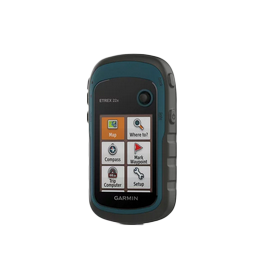 Garmin eTrex 22x handheld GPS with maps, rugged blue/black enclosure
