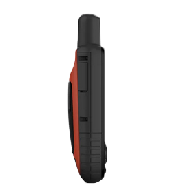 Garmin GPSMAP 66i handheld GPS navigation device, orange and black rugged design