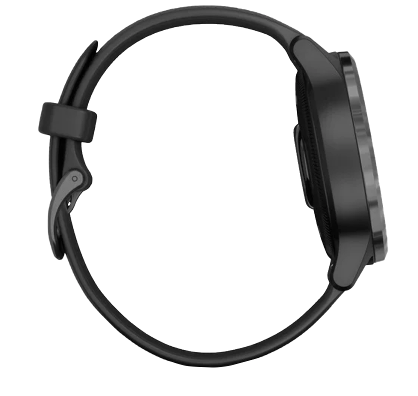 Garmin Vivoactive 4S Slate smartwatch with black band