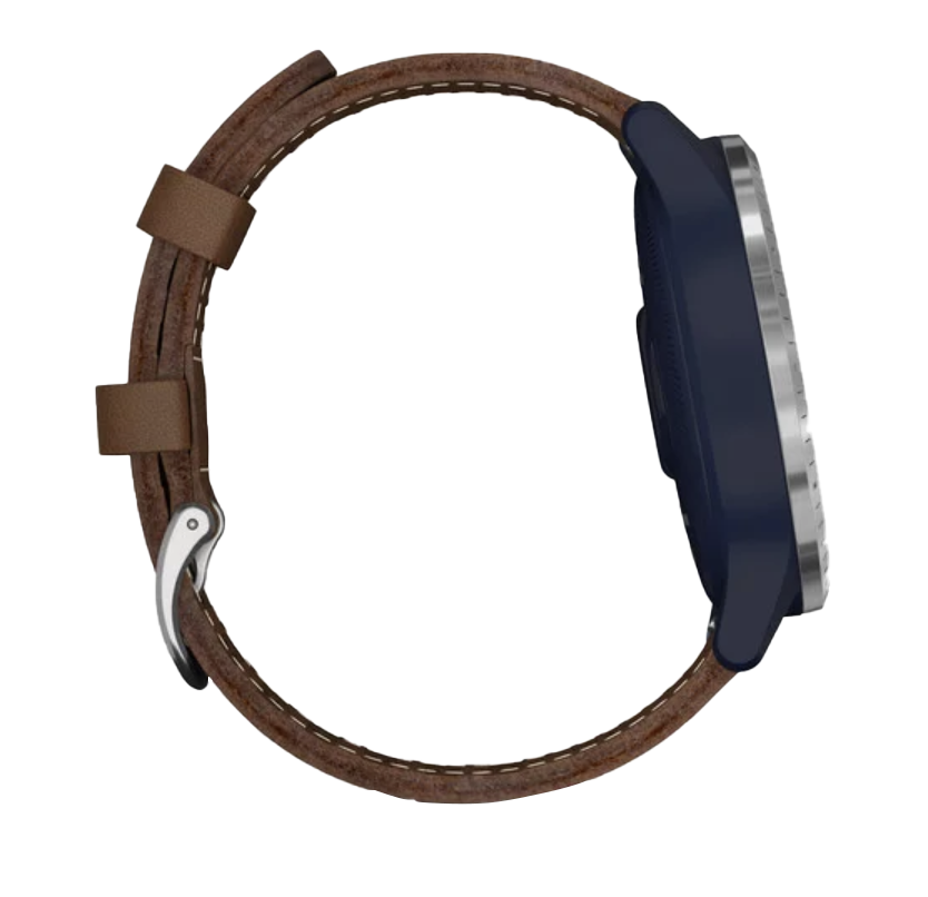 Garmin Vivoactive smartwatch First Avenger Legacy (010-02174-41), brown leather strap, navy case