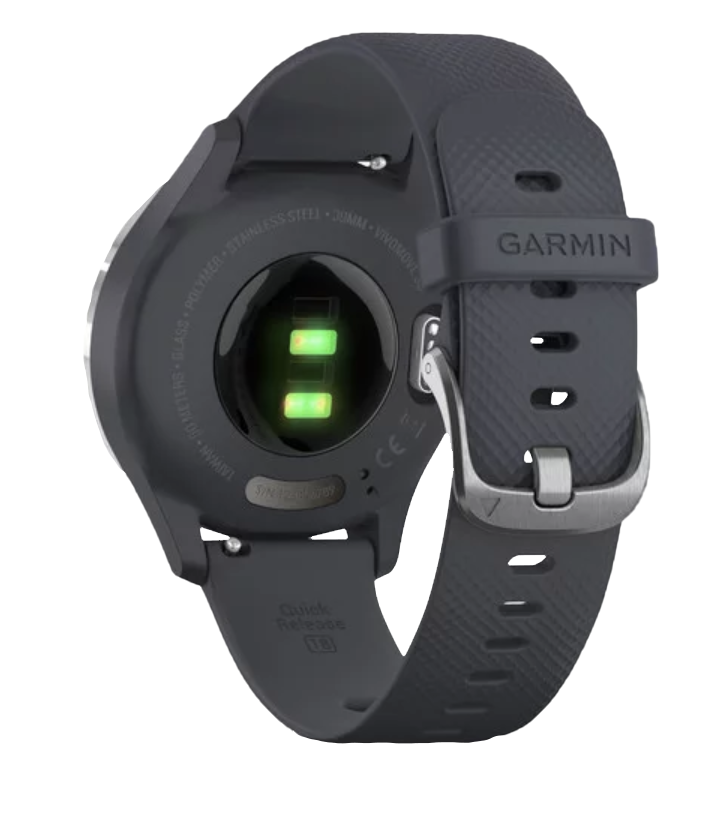 Garmin Vívomove 3S smartwatch with Granite Blue band