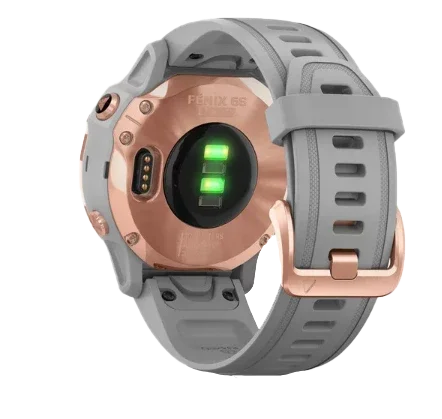Garmin Fenix 6s Sapphire Rose Gold/Gray smartwatch, refurbished, Garmin Certified Refurbished