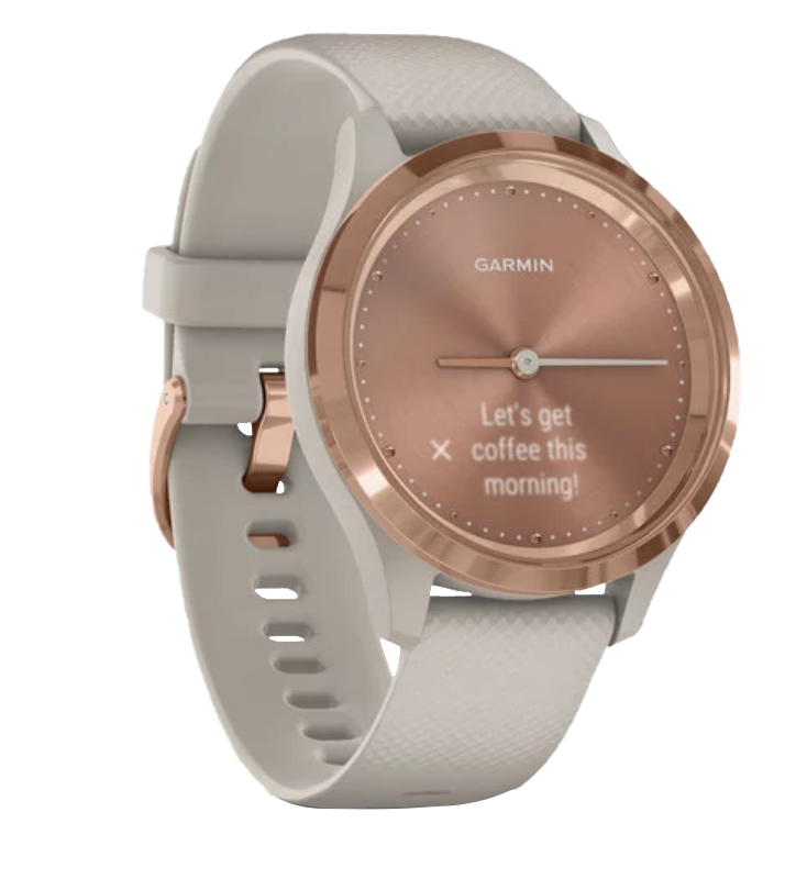 Garmin Vívomove 3S - Rose Gold with Light Sand Band (010-02238-02) by Garmin