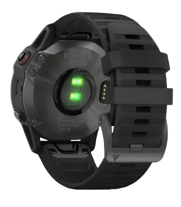 Garmin Fenix 6 Sapphire Carbon Gray DLC with Black Band (010-02158-10) by Garmin