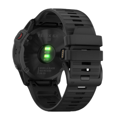 Fenix 6X Pro smartwatch by Garmin with black band (010-02157-00)
