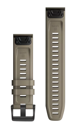 Garmin Quickfit 22 Watch Band Dark Sandstone Silicone (010-12863-02) by Garmin