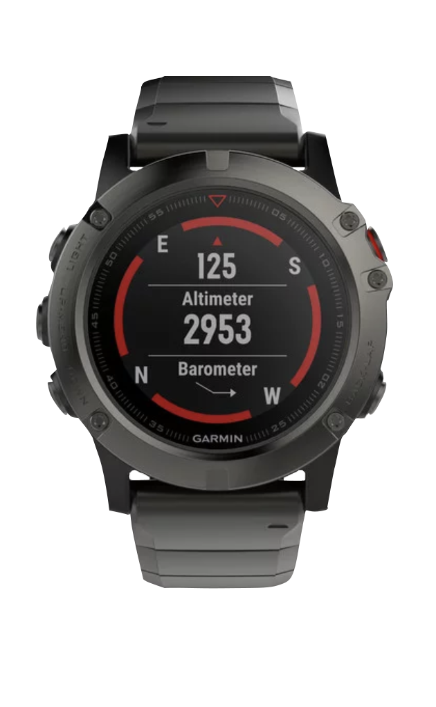 Garmin Fenix 5X slate gray sapphire with metal band GPS smartwatch
