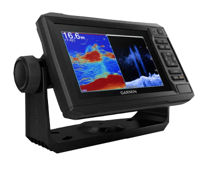 Garmin ECHOMAP 62cv UHD marine chartplotter, black, with worldwide basemap and GT24UH-TM transducer