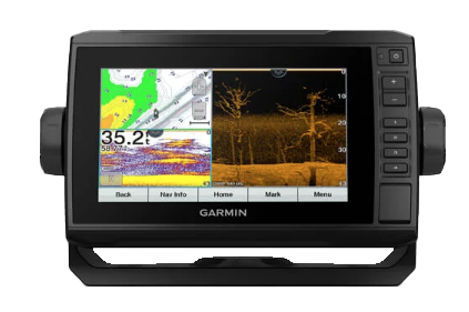Garmin ECHOMAP 73cv UHD marine chartplotter with U.S. LakeVU g3 maps and GT24HD-TM transducer
