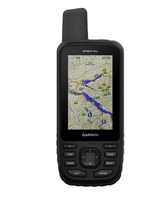 Garmin GPSMAP 66st, Handheld Outdoor/Trail GPS with TOPO Maps (Garmin Certified Refurbished) by Garmin