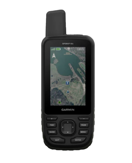 Garmin GPSMAP 66s, Handheld Outdoor/Trail GPS with TOPO Maps (Garmin Certified Refurbished) by Garmin