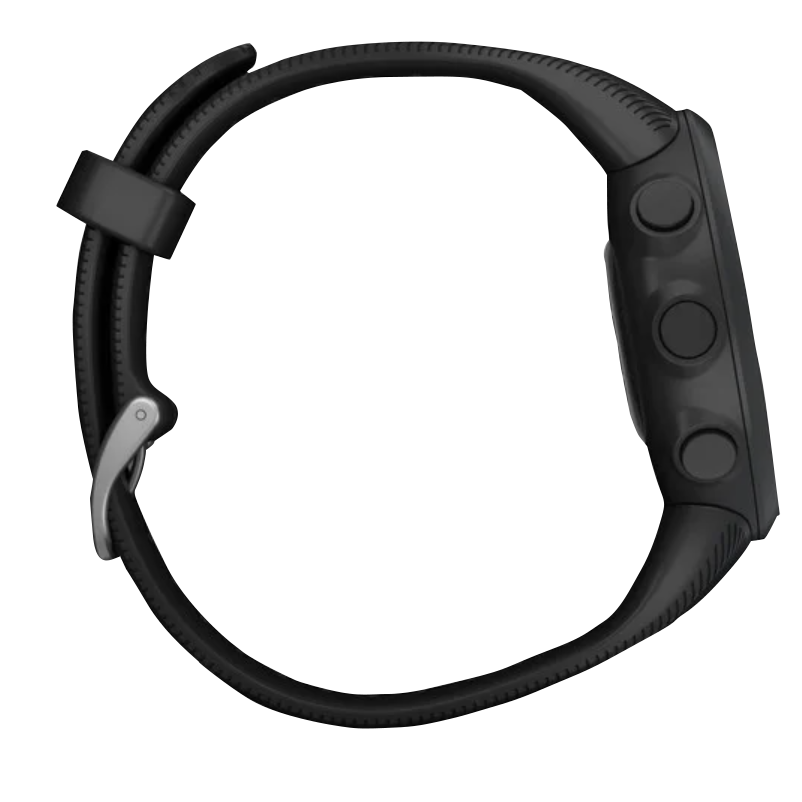 Garmin Forerunner 45S smartwatch with black band and side buttons