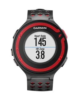 Garmin Forerunner 220, Black & Red, Fitness GPS Smartwatch for Runners (Garmin Certified Refurbished) by Garmin