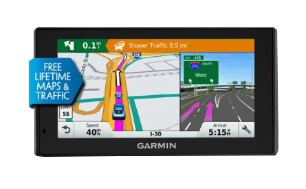 Garmin DriveSmart 60LMT 6-inch GPS navigator for automobiles, black, certified refurbished