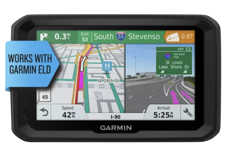 Garmin Dezl 580LMT-S trucking GPS navigator with 5-inch display, certified refurbished