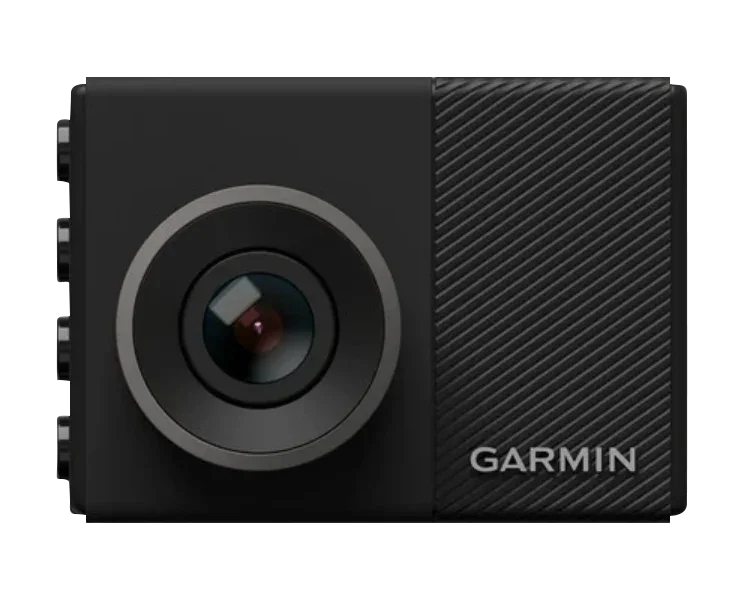 Garmin Dash Cam 45, black certified refurbished vehicle dash camera.