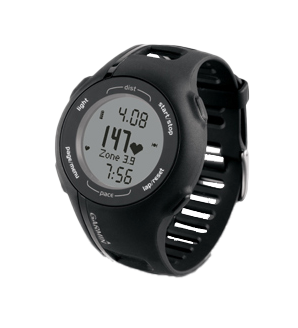 Garmin Forerunner 210 GPS smartwatch with HRM, black