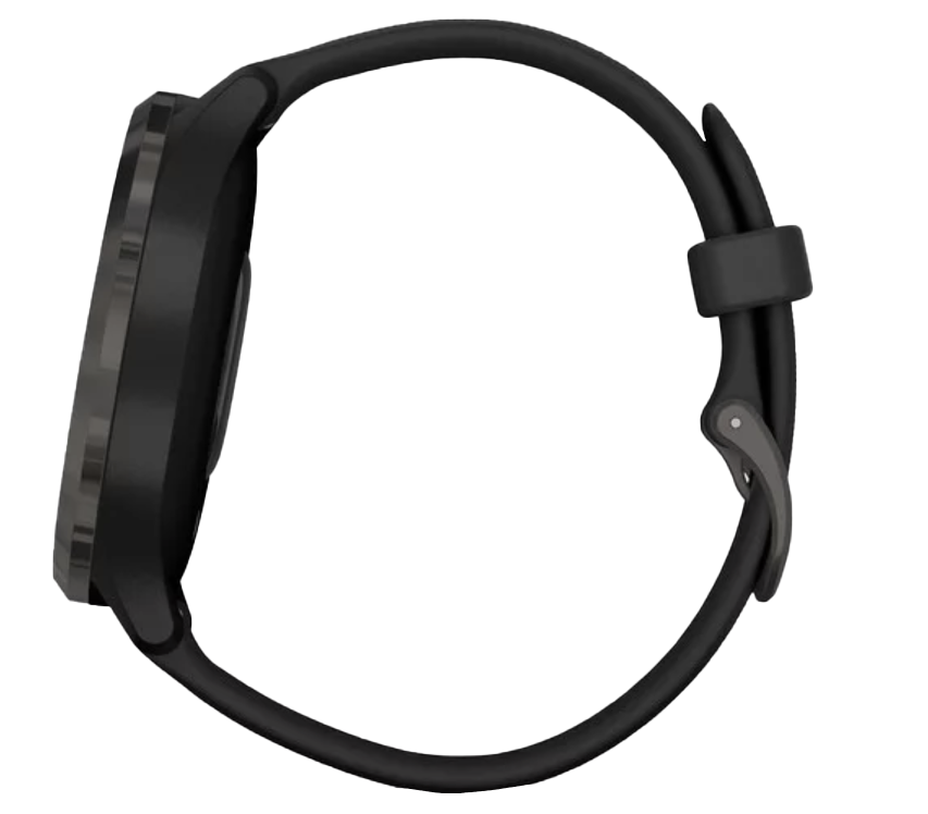 Garmin Vívomove 3, Slate Bezel w/ Black Silicone Band, GPS Smartwatch (Garmin Certified Refurbished) by Garmin