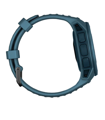 Garmin Instinct Lakeside Blue rugged GPS smartwatch, certified refurbished