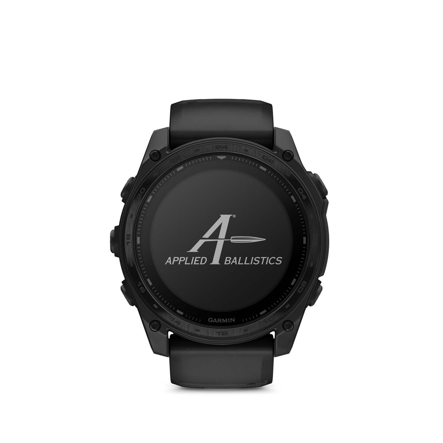 Garmin Tactix 8 Solar Elite 51mm smartwatch with Applied Ballistics Elite Solver, black