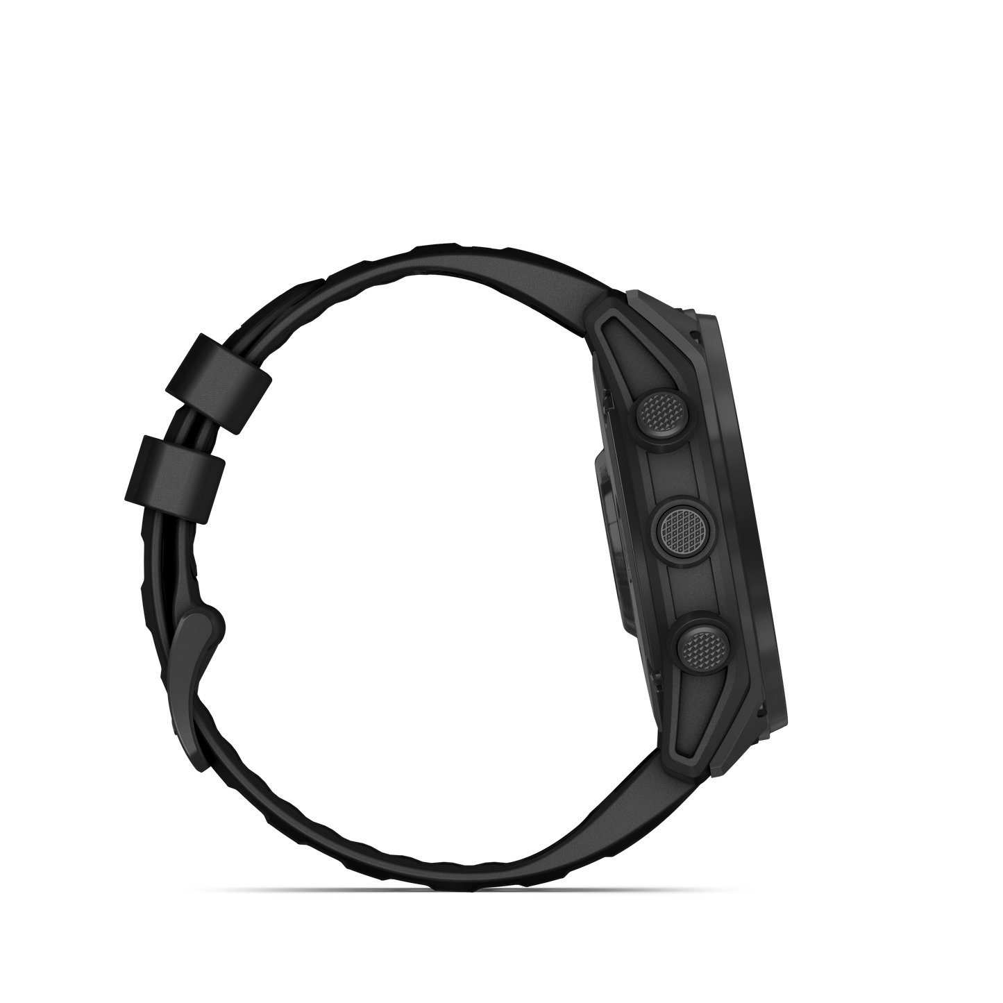 Headphones, black over-ear with padded headband and circular ear cups, close-up view.